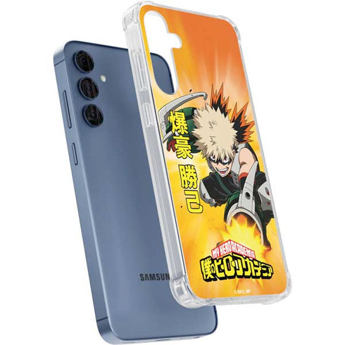 My Hero Academia Katsuki Bakugo Season 4 Galaxy A35 5G Clear Case